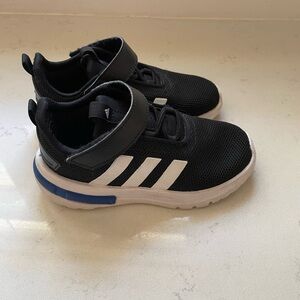 Adidas Toddler Black and White Sneakers